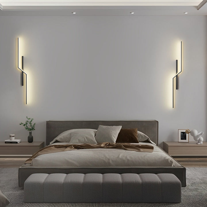 Lines Creative LED Modern Minimalist Wall Lamp Decorative Wall Lights Lighting | Kalsten