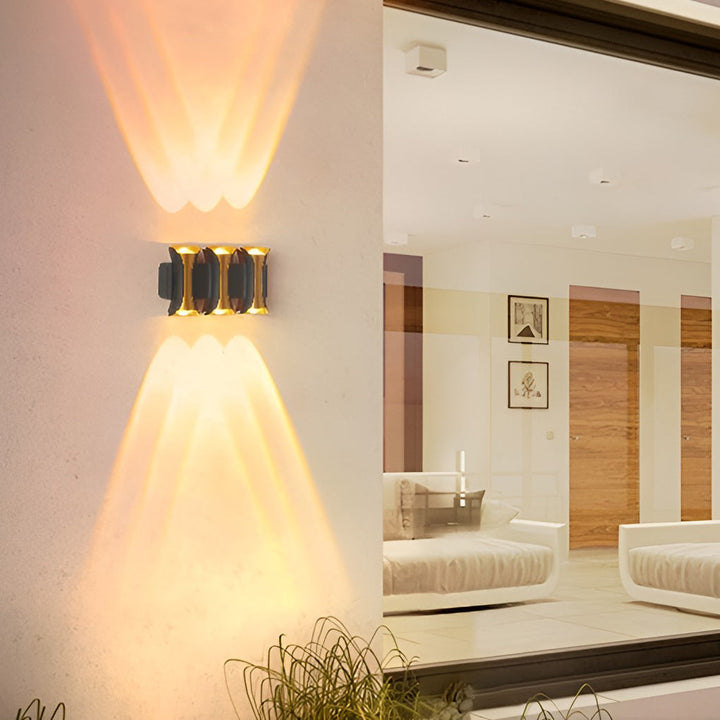Waterproof Up and Down Lights LED Modern Outdoor Wall Sconce Lighting | Kalsten