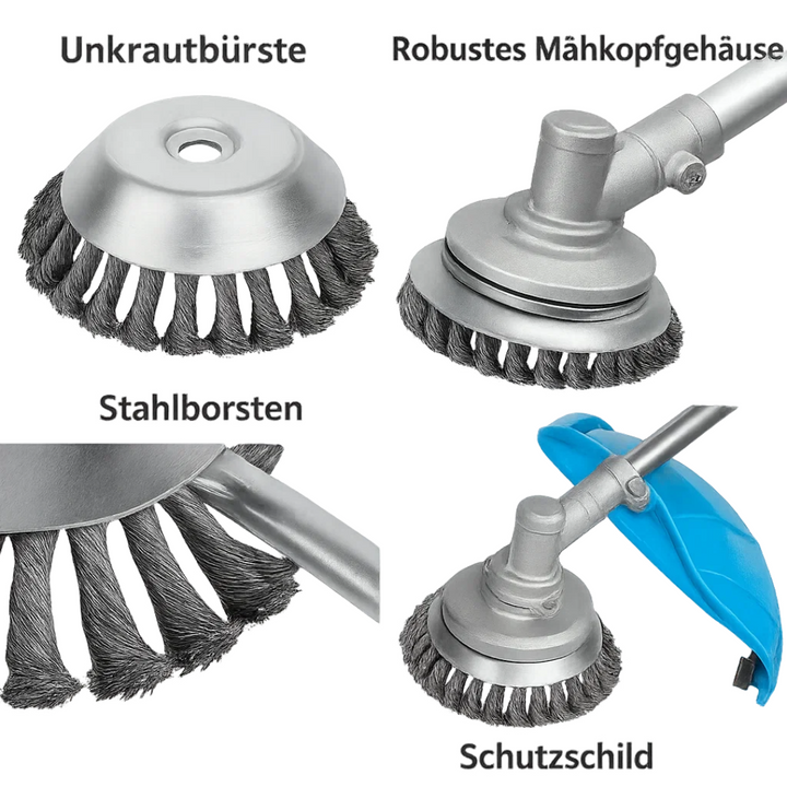 GrassCut TurboHead – Universal 6-Blade Weed Brush for Trimmers | Kalsten