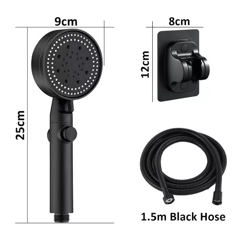 FlowControl Showerhead with 5 settings and push button | Kalsten