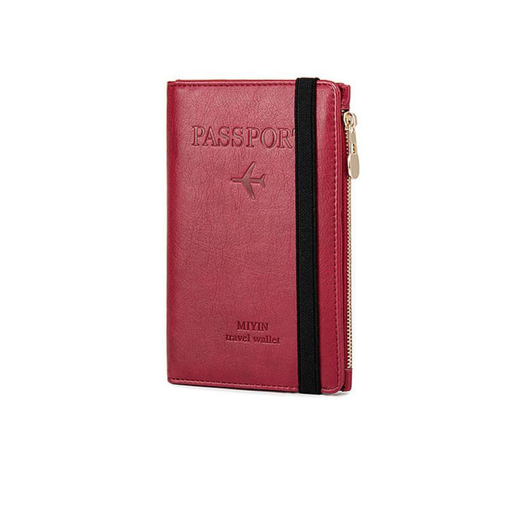 Men's Leather Passport Wallet with RFID Blocking | Kalsten