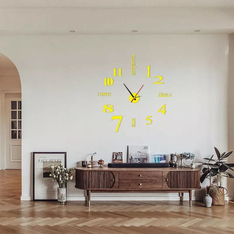 DIY Modern No-Punch Wall Clock | Kalsten