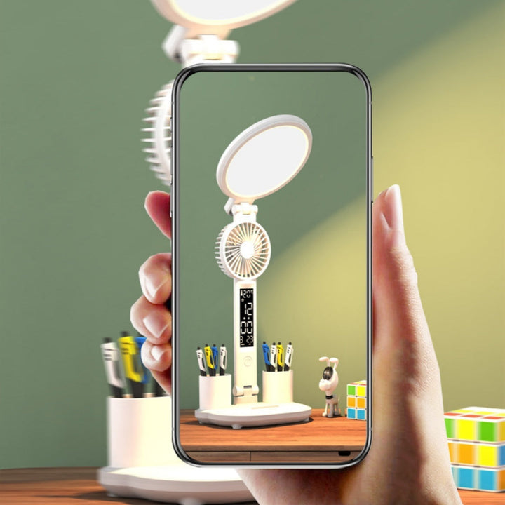 LED clock table lamp with USB. | Kalsten