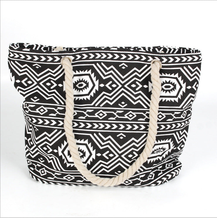 Beach bag with ethnic pattern Kalsten