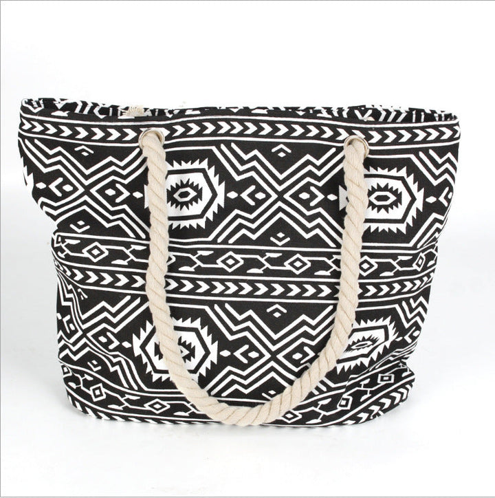 Beach bag with ethnic pattern Kalsten