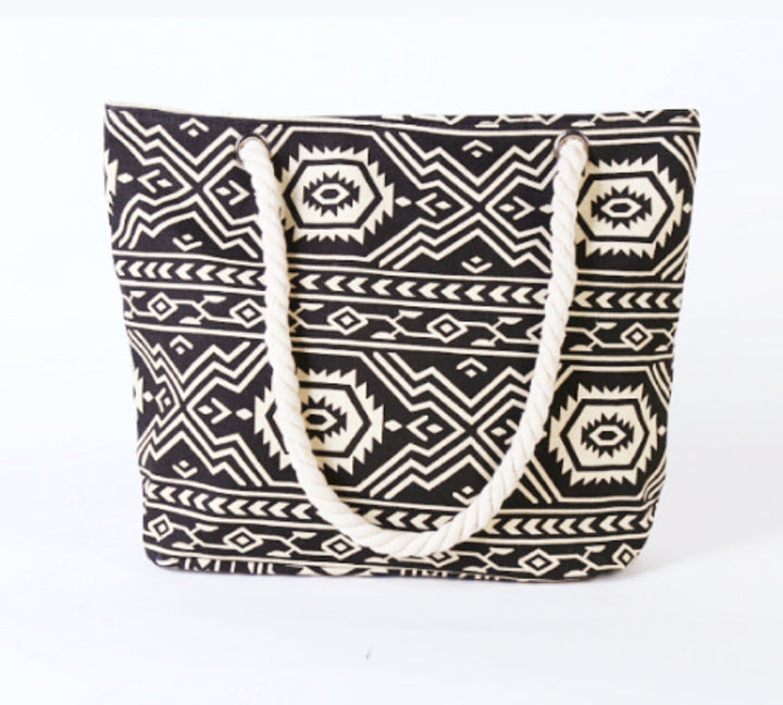 Beach bag with ethnic pattern Kalsten