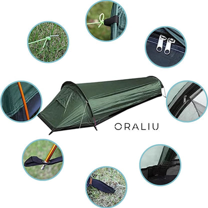 Skanto | 1-Person Lightweight Water-Repellent Camping Tent – Compact & Easy Setup
