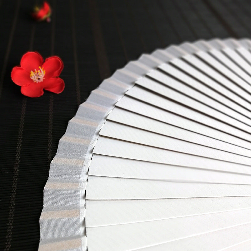 Ladies decorative hand fan with intricate flower painting Kalsten