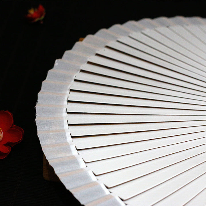 Ladies decorative hand fan with intricate flower painting Kalsten