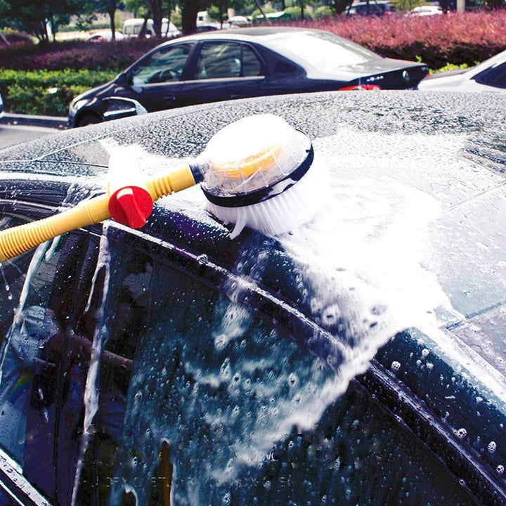 Kalsten | TurboBrush 360 Car Wash Brush – Rotating Brush with Soap Dispenser & Extension Pole