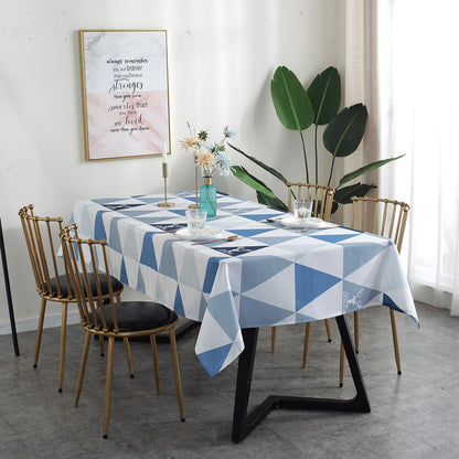 Geometric Pattern Table Cover