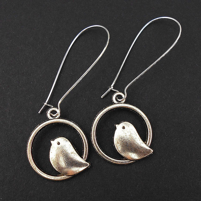 Bird-Themed Dangle Earrings Kalsten