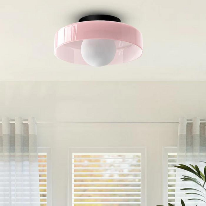 Round Ceiling Lamp with Stylish Functionality - LumiSphere | Kalsten