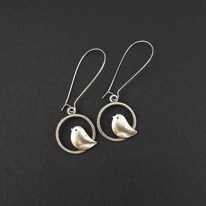 Bird-Themed Dangle Earrings Kalsten