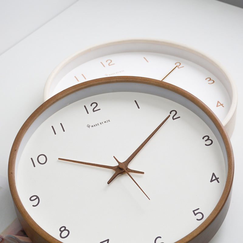 Skanto | Simple Solid Wood Analog Wall Clock for Home – Timeless and Elegant!