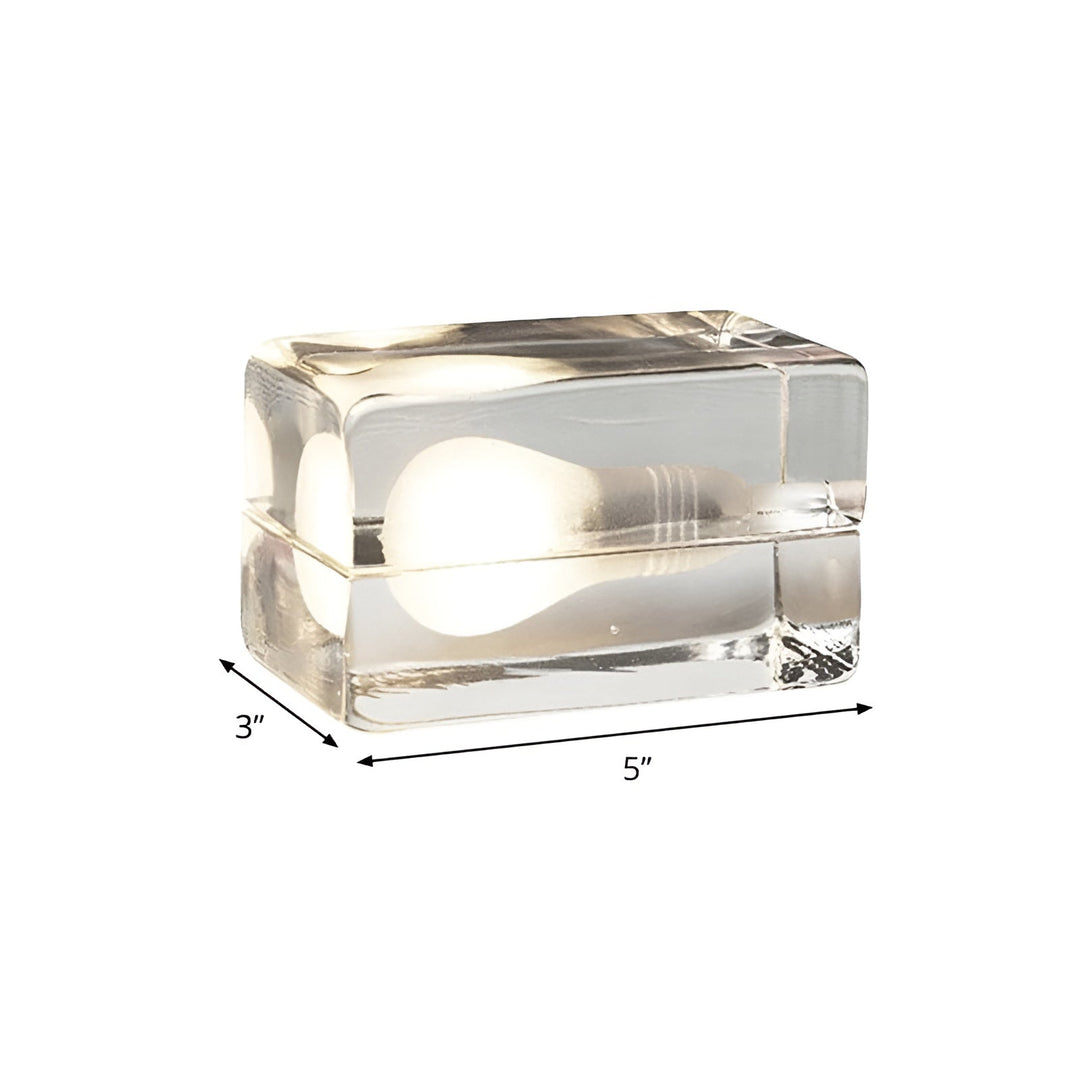 IceLuxe Light – Minimalistic Ice Cube LED Glass Lamp | Kalsten