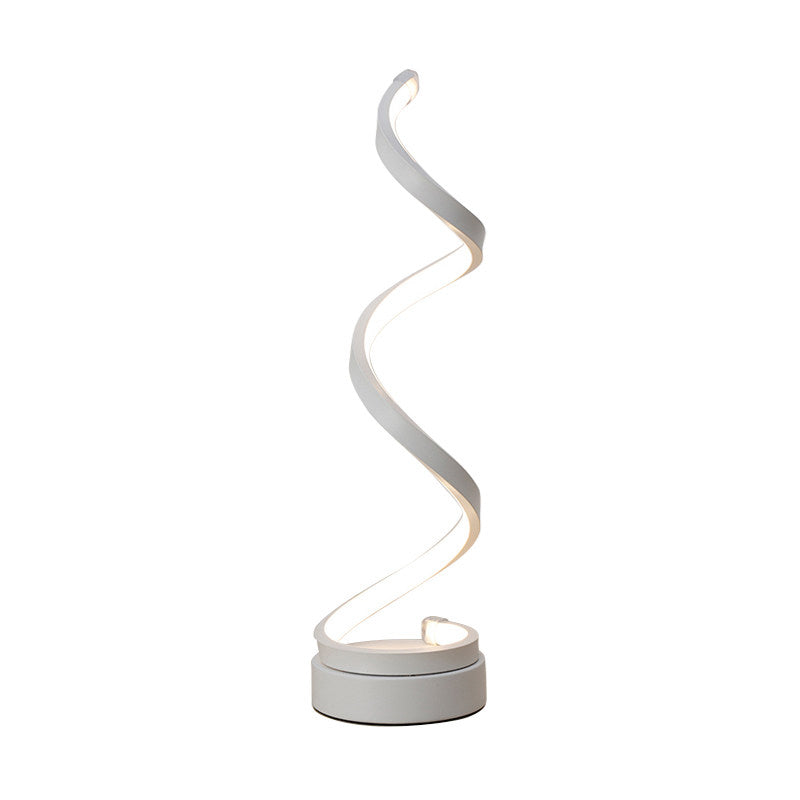 SpiraLuxe – Modern LED Table Lamp with Spiral Design Kalsten