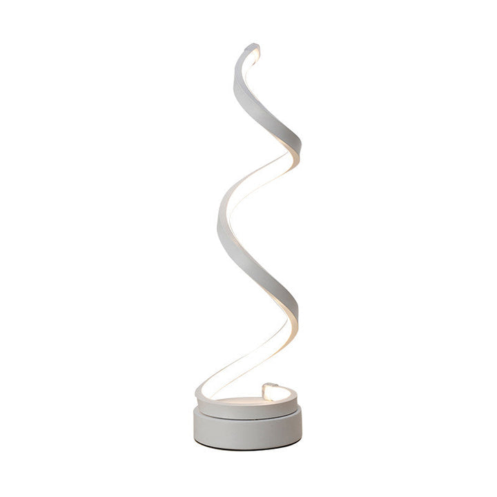 SpiraLuxe – Modern LED Table Lamp with Spiral Design Kalsten