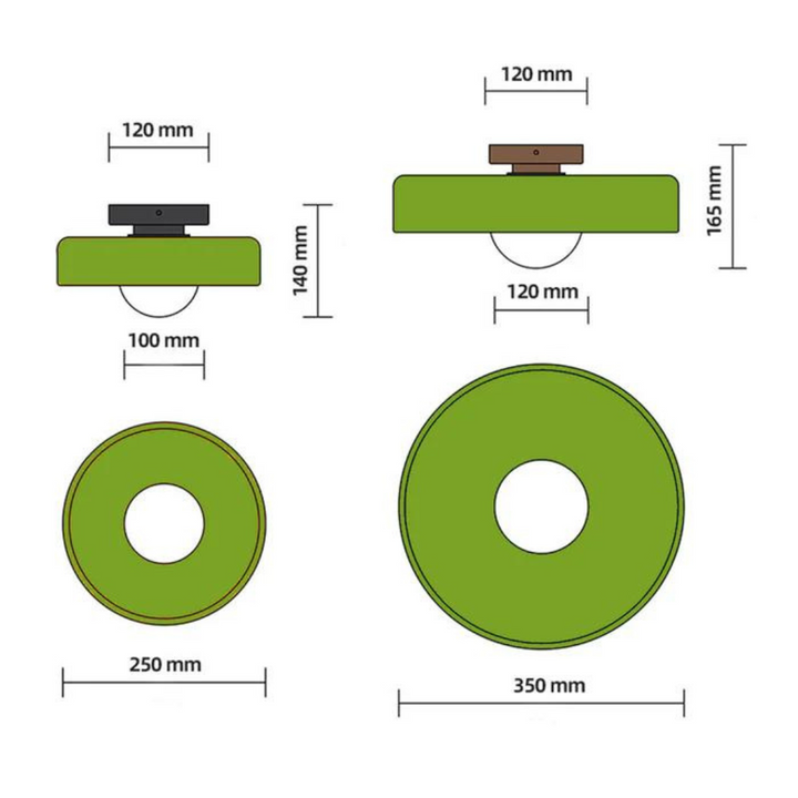 Round Ceiling Lamp with Stylish Functionality - LumiSphere | Kalsten