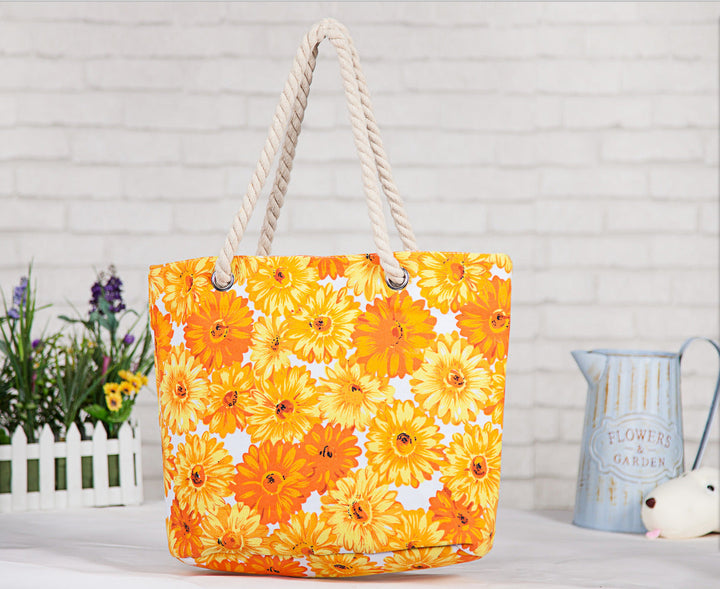 Colorful beach bag with sturdy ropes Kalsten
