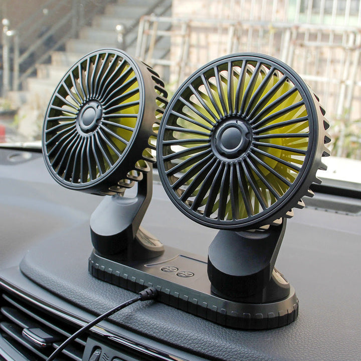 Unisex double fan with adjustable tilt Kalsten