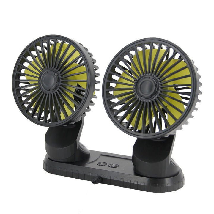 Unisex double fan with adjustable tilt Kalsten