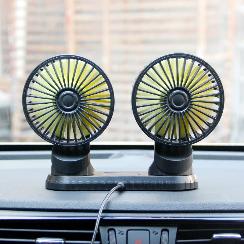 Unisex double fan with adjustable tilt Kalsten