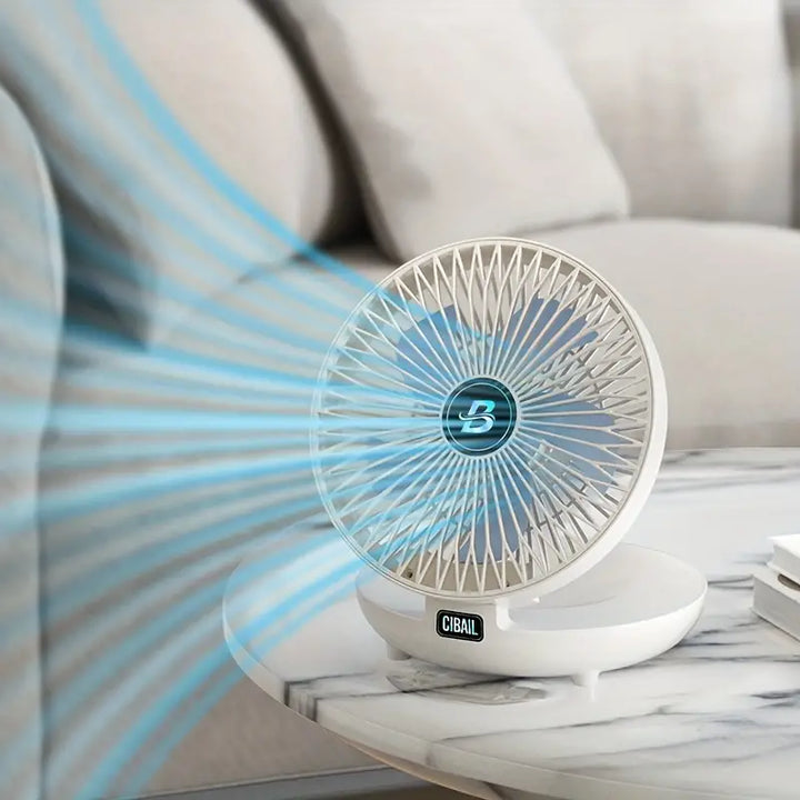 Portable Wall Fan | Multifunctional, USB Rechargeable & Whisper Quiet for Home, Office & Outdoor Use | Kalsten