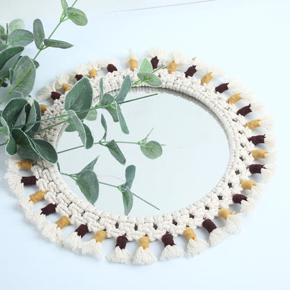 Decorative Macrame Wall Mirror Acalora