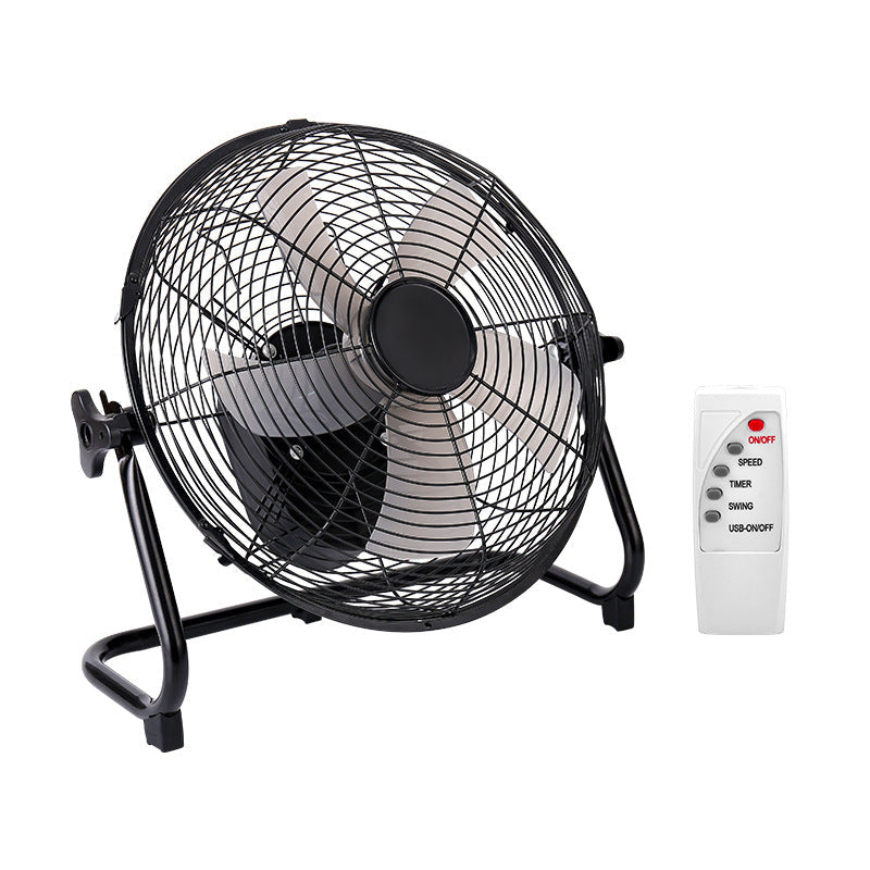 Unisex nan solar-powered portable battery fan with remote control and USB connection Kalsten