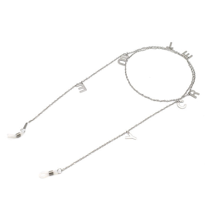 Alphabet Pendant Eyewear Necklace Kalsten