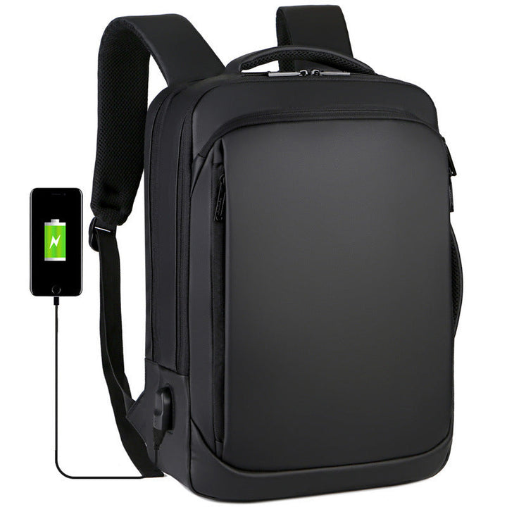 Laptop backpack with slim, waterproof design and multiple interior compartments Kalsten
