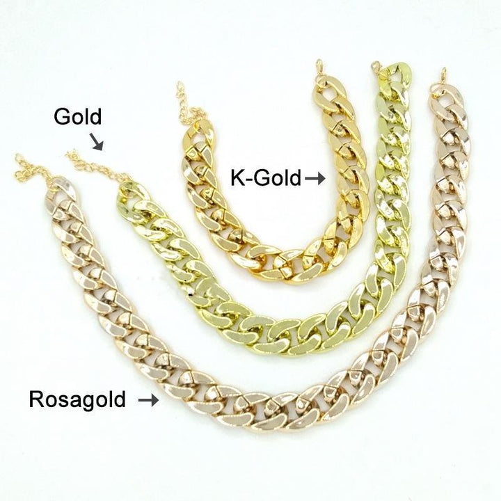 Noxord | Pet Jewelry Thick Gold Chain Collar