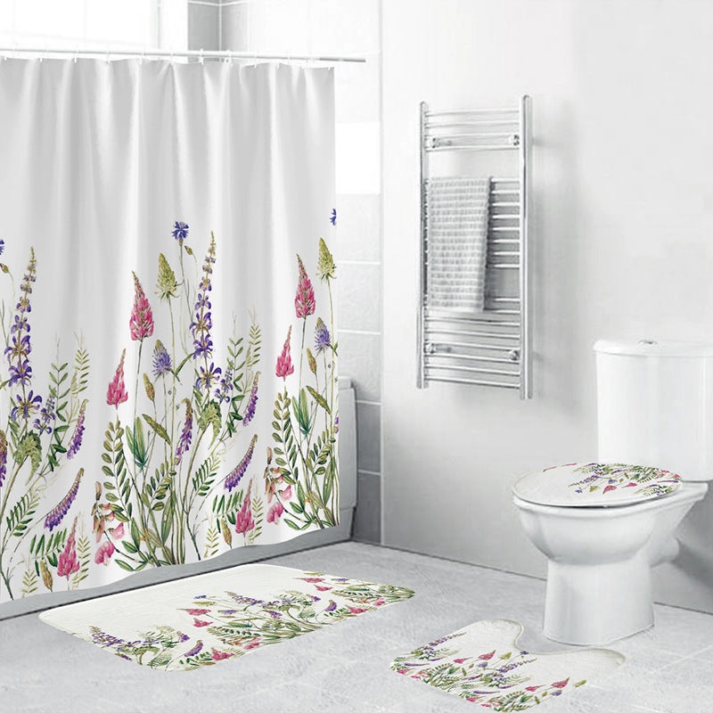 Artistic Floral Bath Decor Set Kalsten