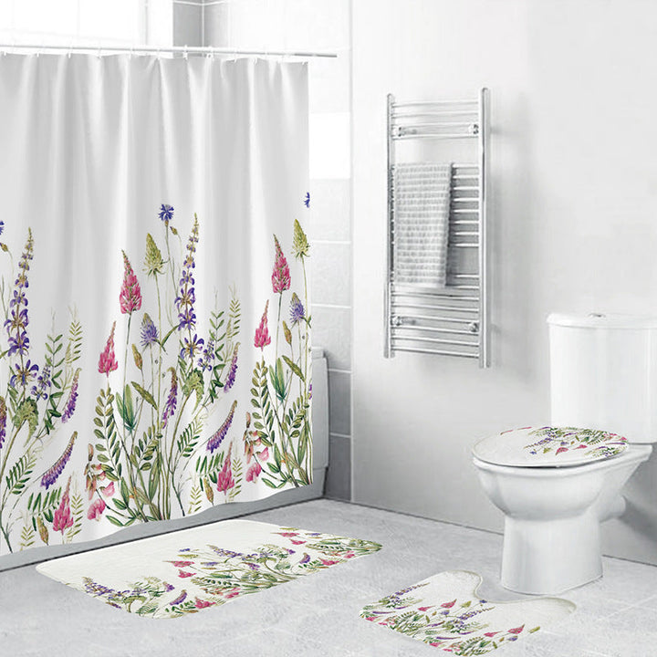 Floral Pattern Bathroom Set Kalsten