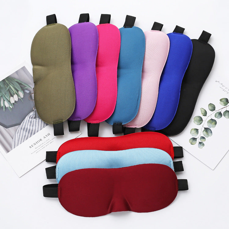 Unisex nan light-blocking travel mask with thermoformable nylon cover and wide comfort band Kalsten
