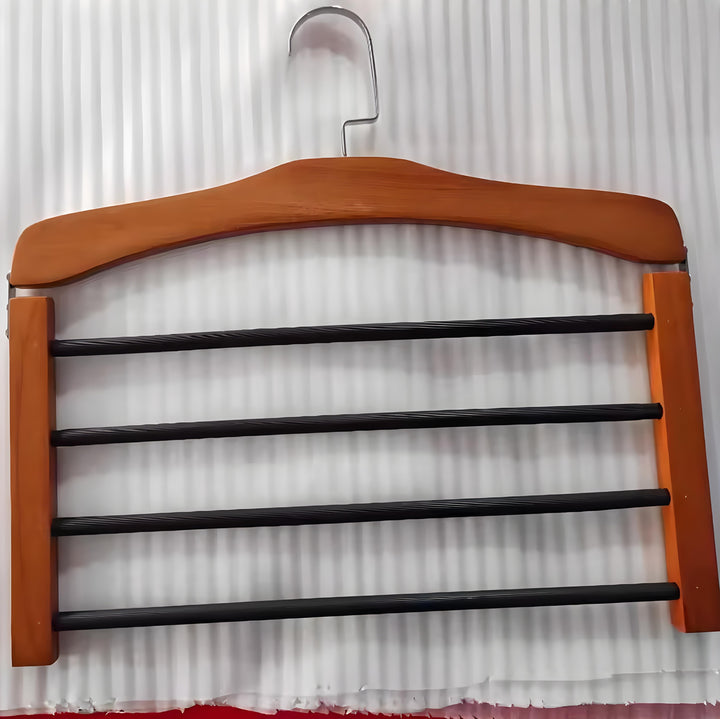 Wooden Clothes Hanger Space Saving with Sturdy Metal Hook | Kalsten