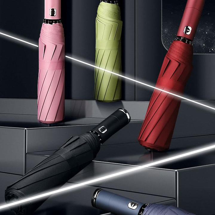 Windproof parasol and umbrella with LED | Kalsten