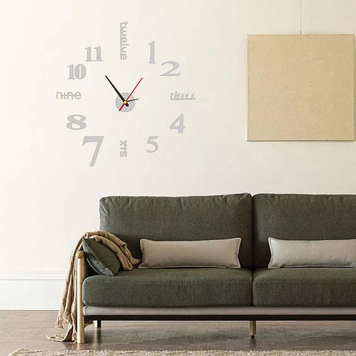 DIY Modern No-Punch Wall Clock | Kalsten