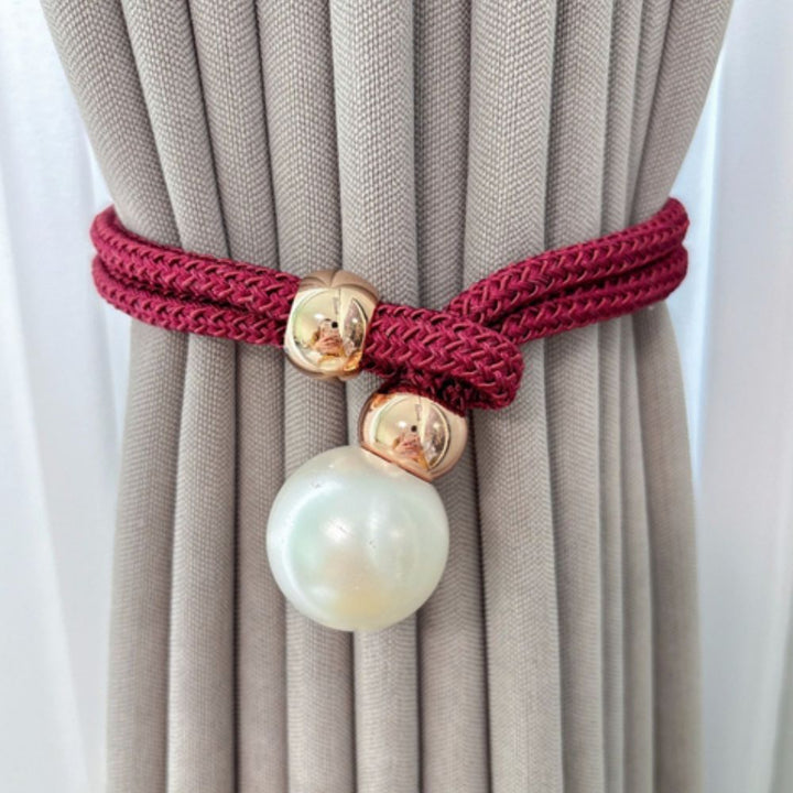 Kalsten | Lustrous Pearl Curtain Tie Back | 2 Pcs Set