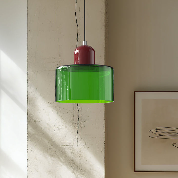 Modern Bauhaus Fresh Glass Pendant Light For Kitchen Island | Kalsten