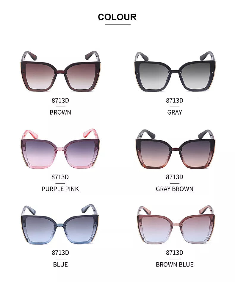 Billie Retro Sunglasses | Square & Trendy | Kalsten