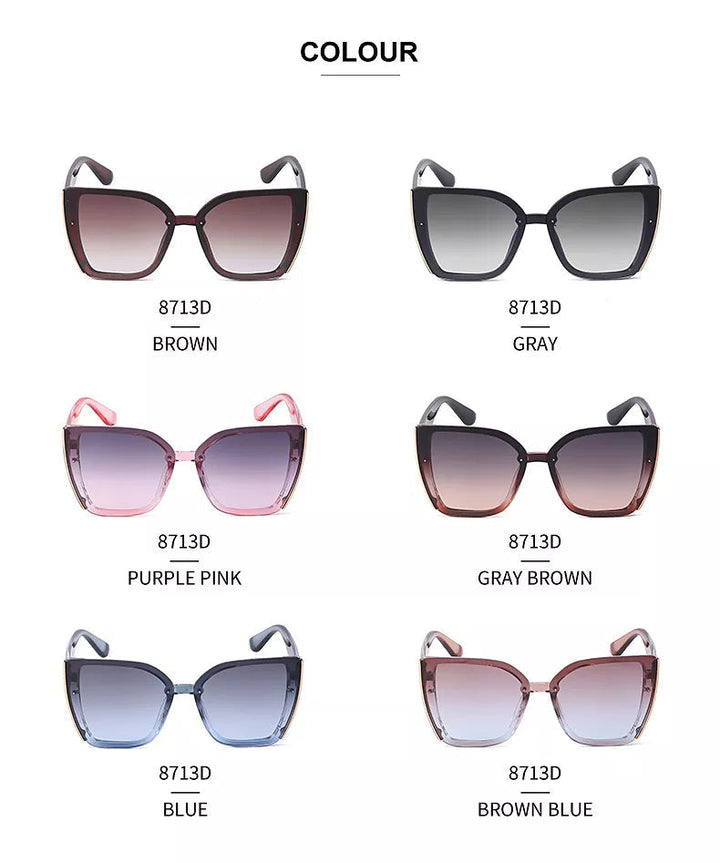 Billie Retro Sunglasses | Square & Trendy | Kalsten