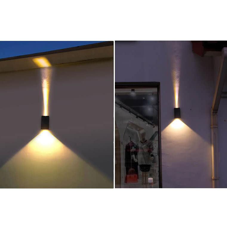 Solar Simple Trapezoid Outdoor Waterproof LED Wall Sconce Lamp | Kalsten