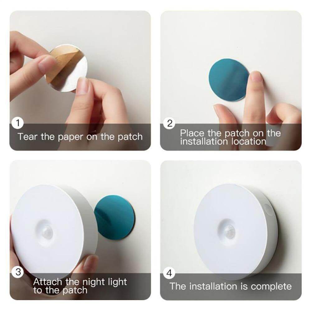 Rechargeable Motion Sensor LED USB Night Light | Kalsten