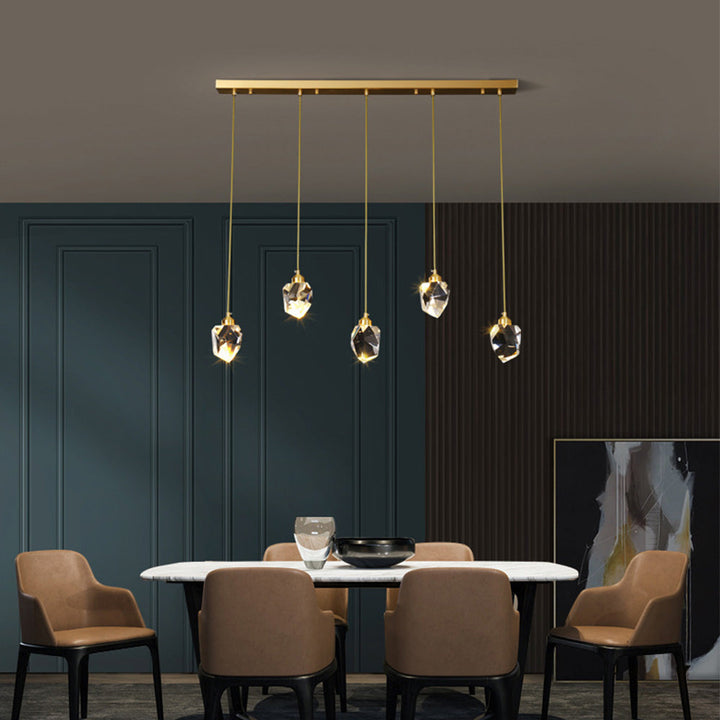 Creative Modern Crystal Gold Raindrop Chandelier | Kalsten