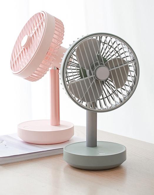 Wireless Rotating Hood & Oscillating Head Desktop Fan, Super Quiet, Super Cool | Kalsten