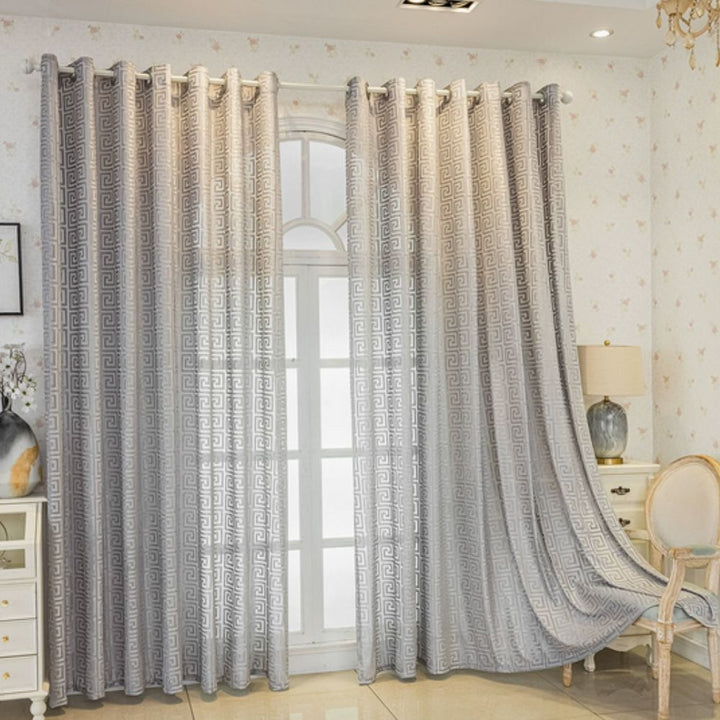 Imperial Maze Embroidered Curtains