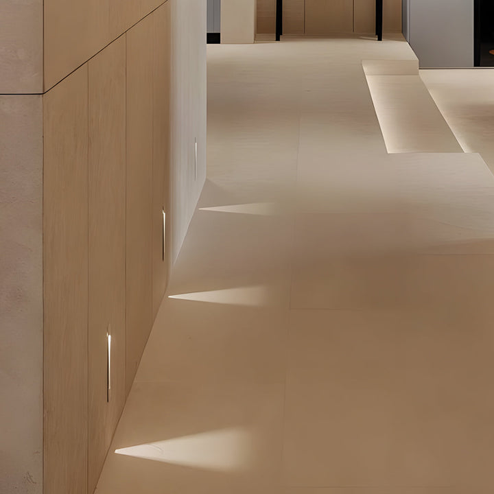 Vertical Motion Sensor LED Stair Light Wall Recessed Contemporary Lighting For Indoor and Outdoor Steps | Kalsten