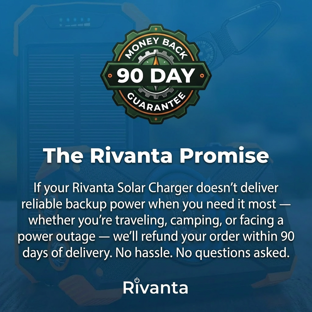 Rivanta Solar-Powerbank Emergency Powerbank IPX4 | Kalsten